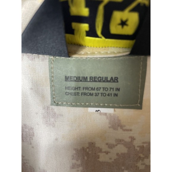 HQ Issue Camouflage Multi Pocket Jacket Medium Regular Desert Storm Pattern - Picture 4 of 4